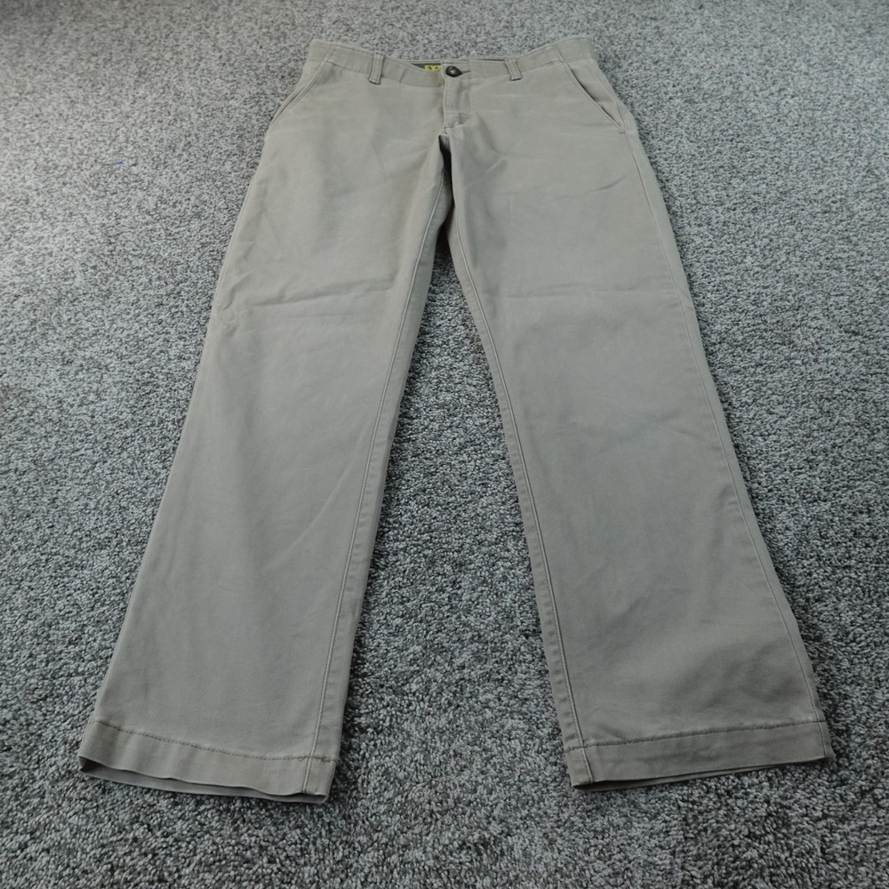 Lee Pants Mens 32X30 Beige Tan Extreme Comfort Relaxed Fit Chino Trouser Stretch